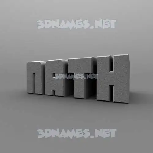 nath in Solid Grey style - 3D name wallpaper