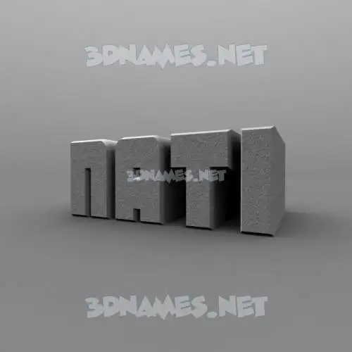 nati in Solid Grey style - 3D name wallpaper nati in Solid Grey style - 3D name wallpaper