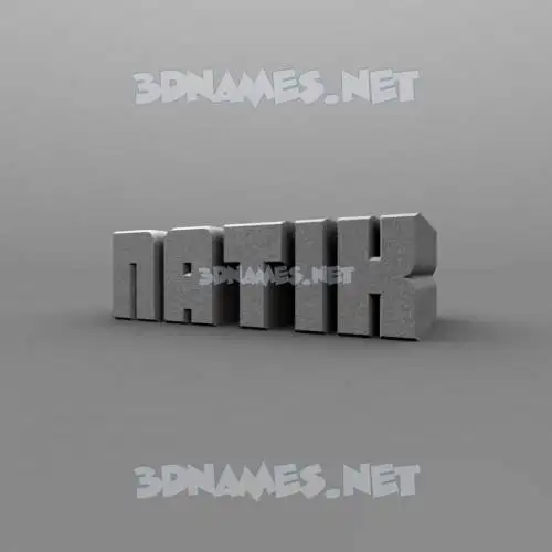 natik in Solid Grey style - 3D name wallpaper natik in Solid Grey style - 3D name wallpaper