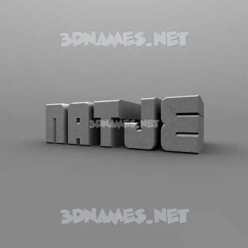 natje in Solid Grey style - 3D name wallpaper natje in Solid Grey style - 3D name wallpaper