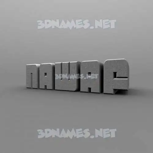nawaf in Solid Grey style - 3D name wallpaper nawaf in Solid Grey style - 3D name wallpaper