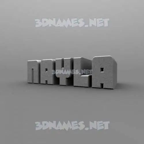 nayla in Solid Grey style - 3D name wallpaper nayla in Solid Grey style - 3D name wallpaper