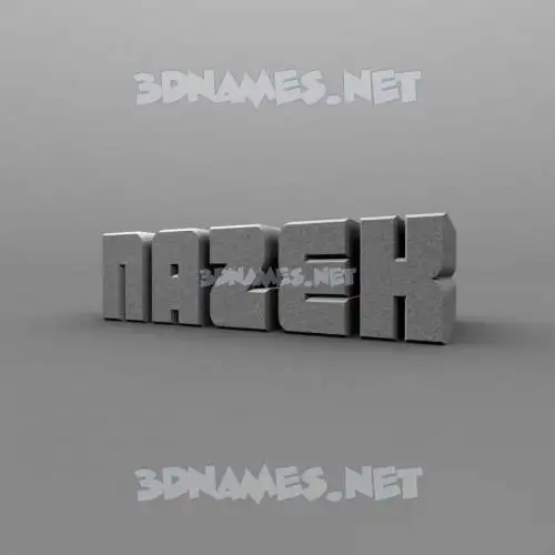 nazek in Solid Grey style - 3D name wallpaper nazek in Solid Grey style - 3D name wallpaper