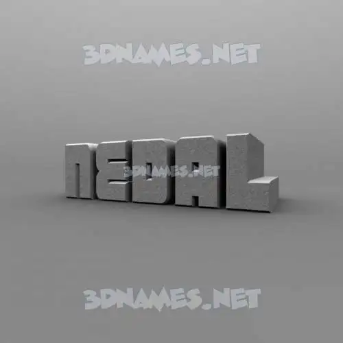 nedal in Solid Grey style - 3D name wallpaper nedal in Solid Grey style - 3D name wallpaper