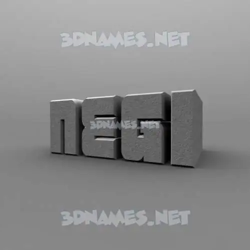 negi in Solid Grey style - 3D name wallpaper negi in Solid Grey style - 3D name wallpaper