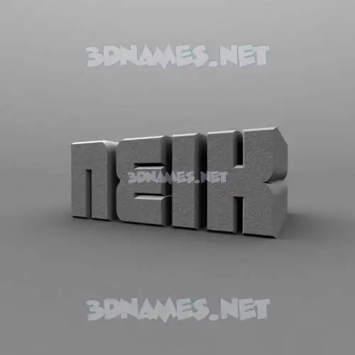 neik in Solid Grey style - 3D name wallpaper neik in Solid Grey style - 3D name wallpaper