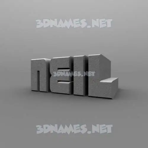 neil in Solid Grey style - 3D name wallpaper neil in Solid Grey style - 3D name wallpaper
