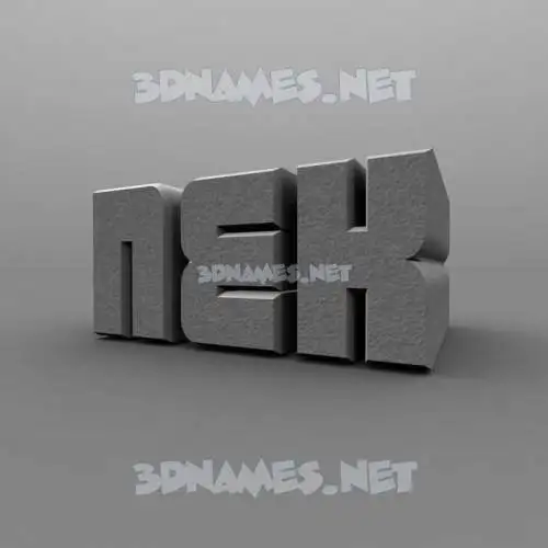 nek in Solid Grey style - 3D name wallpaper nek in Solid Grey style - 3D name wallpaper