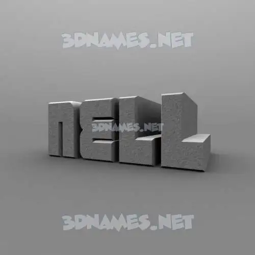 nell in Solid Grey style - 3D name wallpaper