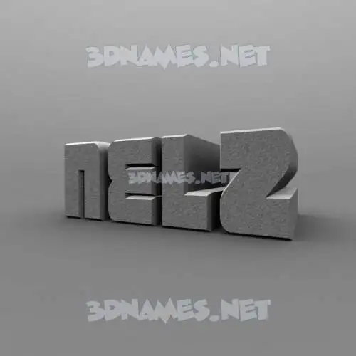 nelz in Solid Grey style - 3D name wallpaper