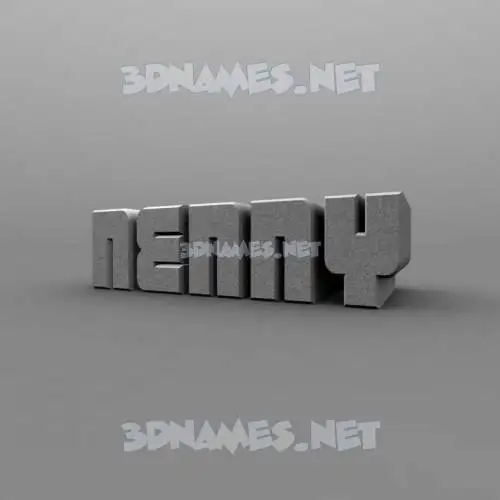 nenny in Solid Grey style - 3D name wallpaper nenny in Solid Grey style - 3D name wallpaper