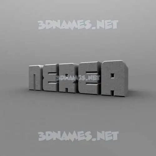 nerea in Solid Grey style - 3D name wallpaper nerea in Solid Grey style - 3D name wallpaper
