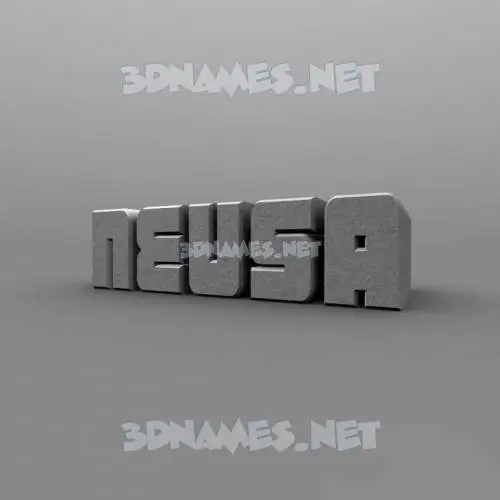 neusa in Solid Grey style - 3D name wallpaper neusa in Solid Grey style - 3D name wallpaper
