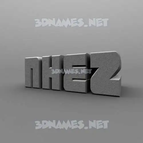 nhez in Solid Grey style - 3D name wallpaper