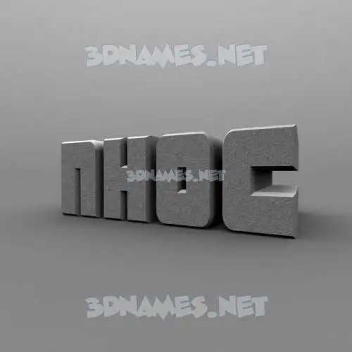 nhoc in Solid Grey style - 3D name wallpaper nhoc in Solid Grey style - 3D name wallpaper