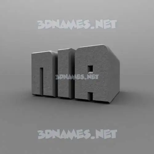 nia in Solid Grey style - 3D name wallpaper nia in Solid Grey style - 3D name wallpaper