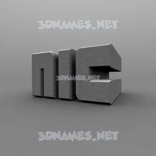 nic in Solid Grey style - 3D name wallpaper nic in Solid Grey style - 3D name wallpaper