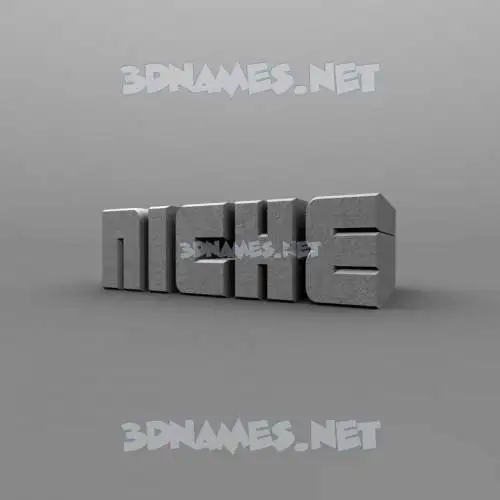 nicke in Solid Grey style - 3D name wallpaper nicke in Solid Grey style - 3D name wallpaper