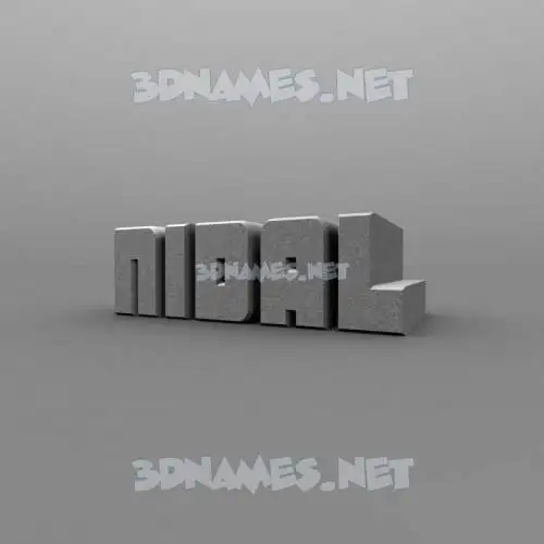 nidal in Solid Grey style - 3D name wallpaper nidal in Solid Grey style - 3D name wallpaper