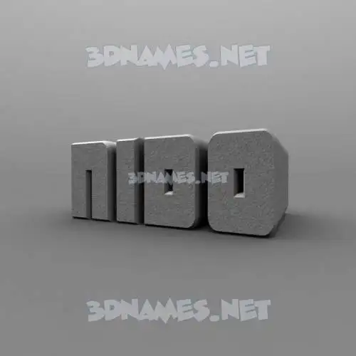 nido in Solid Grey style - 3D name wallpaper nido in Solid Grey style - 3D name wallpaper