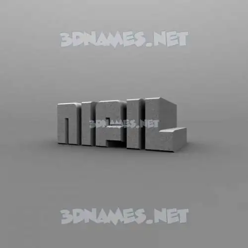nifil in Solid Grey style - 3D name wallpaper nifil in Solid Grey style - 3D name wallpaper