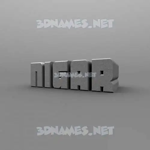 nigar in Solid Grey style - 3D name wallpaper nigar in Solid Grey style - 3D name wallpaper