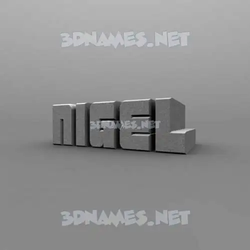 nigel in Solid Grey style - 3D name wallpaper nigel in Solid Grey style - 3D name wallpaper
