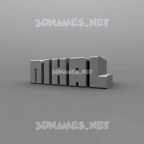 nihal in Solid Grey style - 3D name wallpaper nihal in Solid Grey style - 3D name wallpaper