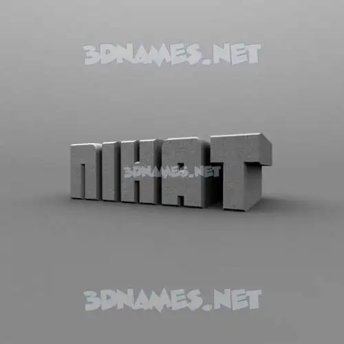 nihat in Solid Grey style - 3D name wallpaper nihat in Solid Grey style - 3D name wallpaper