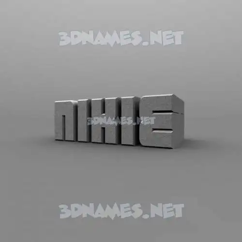 nikie in Solid Grey style - 3D name wallpaper nikie in Solid Grey style - 3D name wallpaper