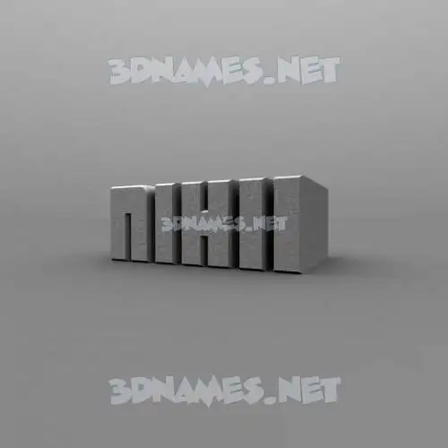 nikii in Solid Grey style - 3D name wallpaper nikii in Solid Grey style - 3D name wallpaper