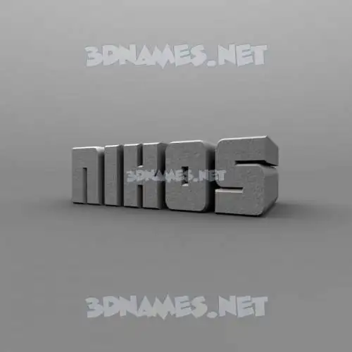 nikos in Solid Grey style - 3D name wallpaper nikos in Solid Grey style - 3D name wallpaper