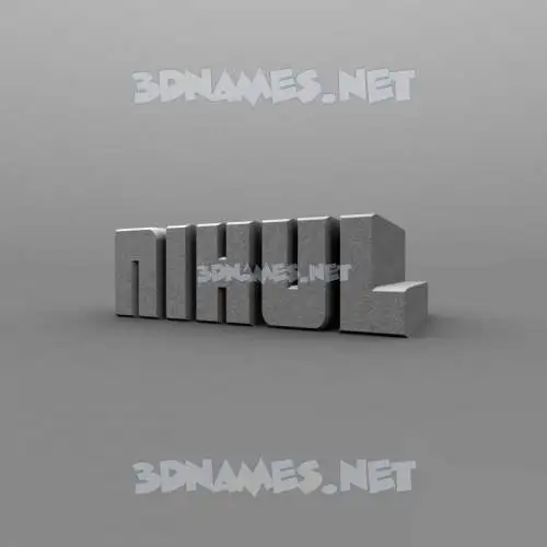 nikul in Solid Grey style - 3D name wallpaper nikul in Solid Grey style - 3D name wallpaper