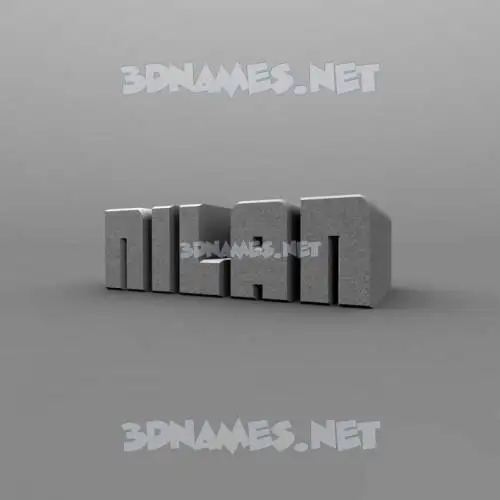 nilan in Solid Grey style - 3D name wallpaper nilan in Solid Grey style - 3D name wallpaper