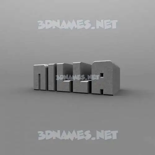 nilla in Solid Grey style - 3D name wallpaper nilla in Solid Grey style - 3D name wallpaper