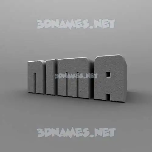 nima in Solid Grey style - 3D name wallpaper nima in Solid Grey style - 3D name wallpaper