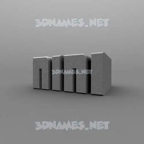 nini in Solid Grey style - 3D name wallpaper nini in Solid Grey style - 3D name wallpaper