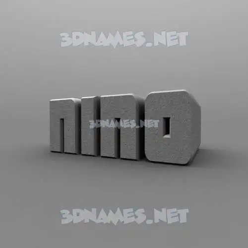 nino in Solid Grey style - 3D name wallpaper nino in Solid Grey style - 3D name wallpaper