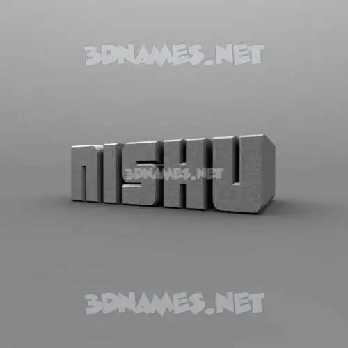 nishu in Solid Grey style - 3D name wallpaper nishu in Solid Grey style - 3D name wallpaper