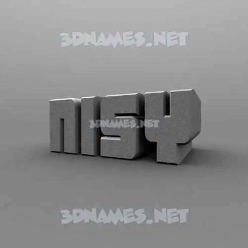 nisy in Solid Grey style - 3D name wallpaper nisy in Solid Grey style - 3D name wallpaper