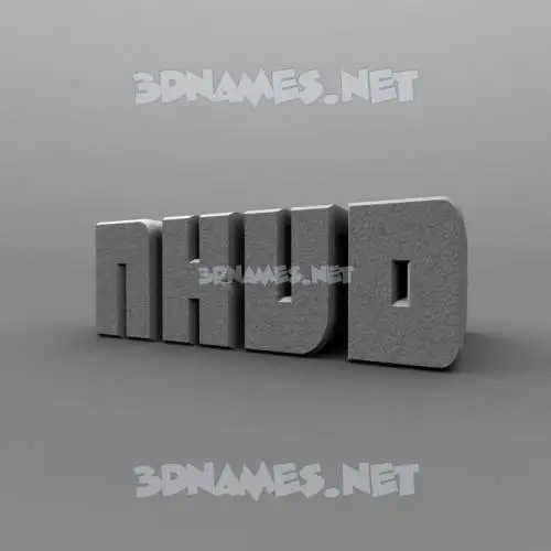nkvd in Solid Grey style - 3D name wallpaper