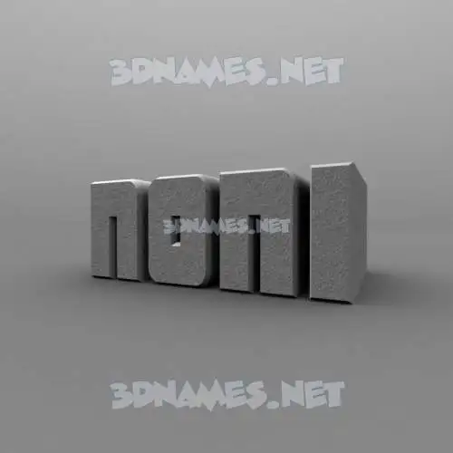 noni in Solid Grey style - 3D name wallpaper noni in Solid Grey style - 3D name wallpaper