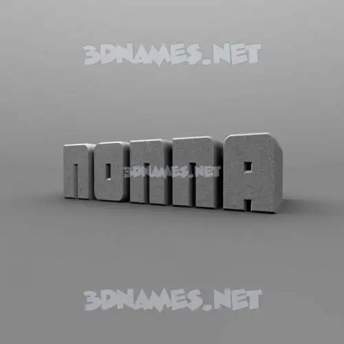 nonna in Solid Grey style - 3D name wallpaper nonna in Solid Grey style - 3D name wallpaper