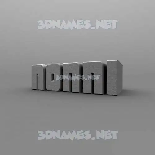 nonni in Solid Grey style - 3D name wallpaper nonni in Solid Grey style - 3D name wallpaper
