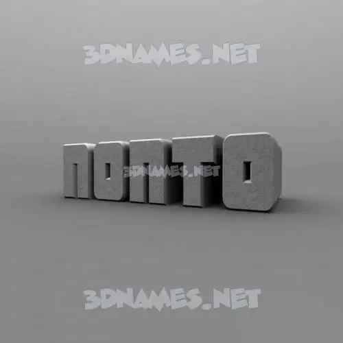 nonto in Solid Grey style - 3D name wallpaper nonto in Solid Grey style - 3D name wallpaper