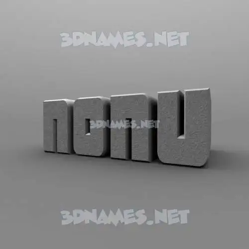 nonu in Solid Grey style - 3D name wallpaper nonu in Solid Grey style - 3D name wallpaper