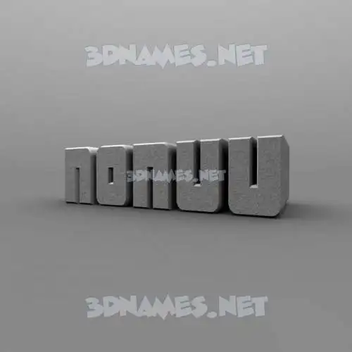 nonuu in Solid Grey style - 3D name wallpaper nonuu in Solid Grey style - 3D name wallpaper