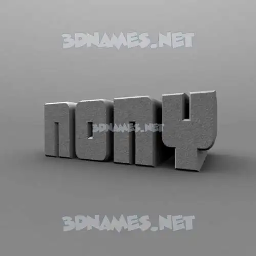 nony in Solid Grey style - 3D name wallpaper nony in Solid Grey style - 3D name wallpaper