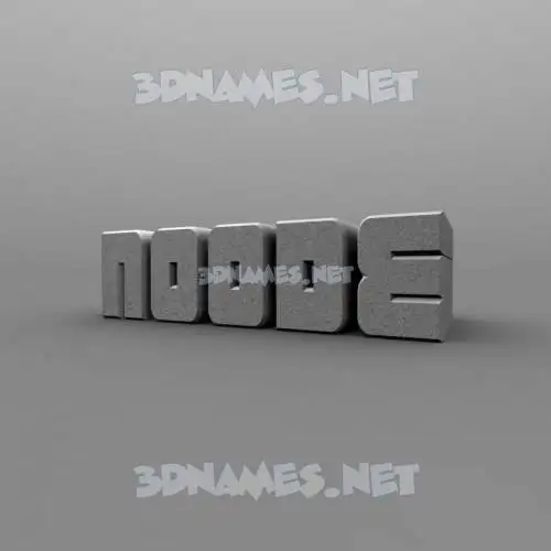 noode in Solid Grey style - 3D name wallpaper noode in Solid Grey style - 3D name wallpaper