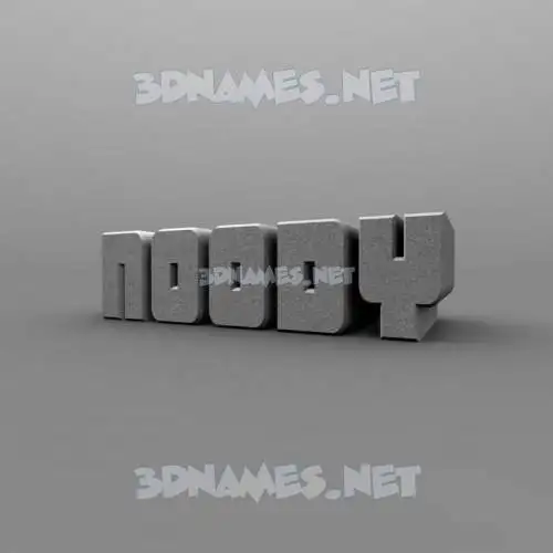 noody in Solid Grey style - 3D name wallpaper noody in Solid Grey style - 3D name wallpaper